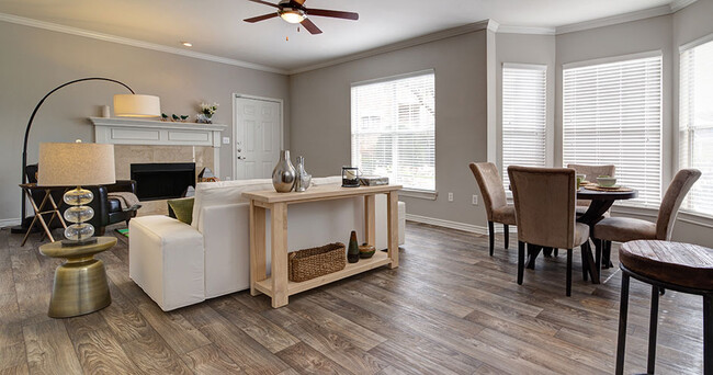 Open Living Floorplans with Ceiling Fans - Townhomes of Coyote Ridge