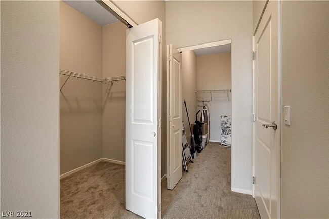 Primary bedroom closets - 8255 Las Vegas Blvd S