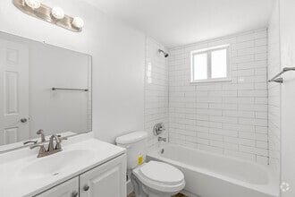 2 BR, 1 BA - 725SF - Bathroom - Miami Shores Luxury Apartments