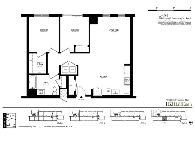 2 Bedroom - River Lofts