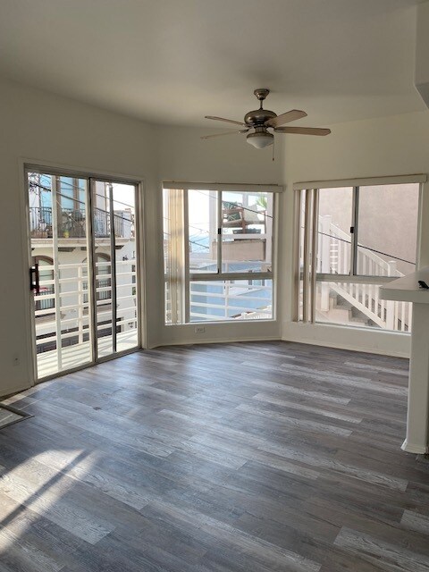 Living Room/Dining Area with a VIEW - 203 Shell St