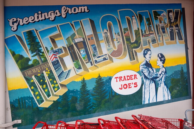 A mural in Menlo Park.
