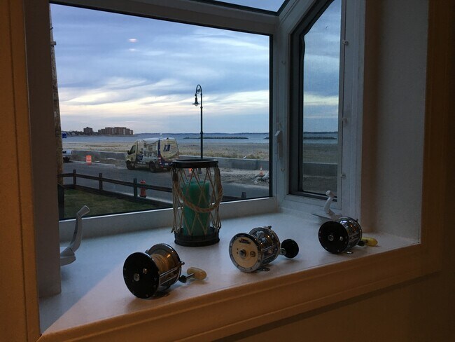 Vista de la ventana con maceta en la sala de estar - 56 Winthrop Shore Dr