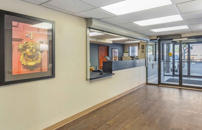 Lobby and Guest Check-in - Furnished Studio - Downers Grove