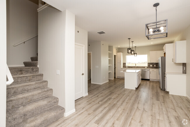 2BR, 3.5BA - 1,989SF - Dining Room - The Queue Townhomes