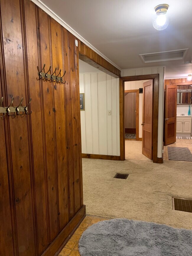 Entry view/coat hook accents - 618 Leonard Ave