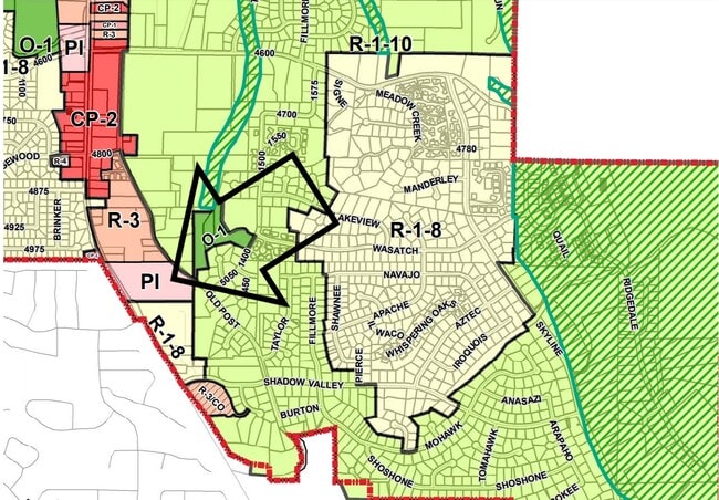 Zoning Map - Vista