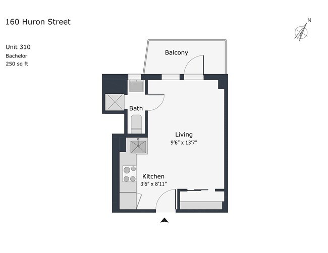 Photo du bâtiment - 160 Huron St