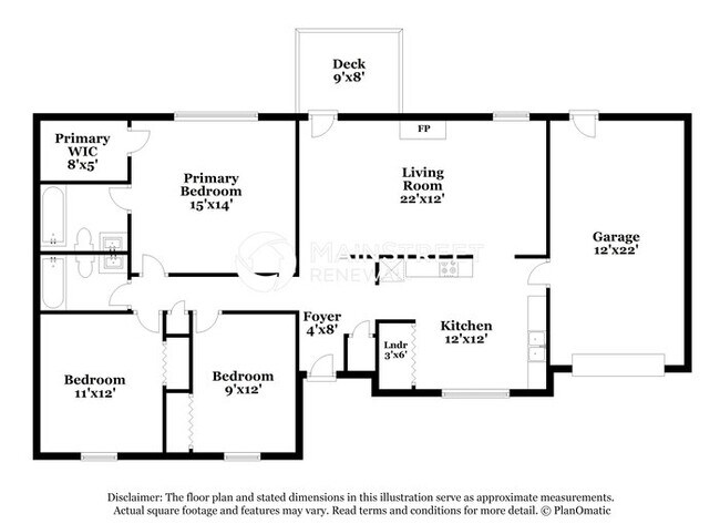 Foto del edificio - 3 Bedroom Pet-Friendly Home in RIVERDALE, ...