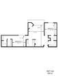 2BR 2BA - FLOOR PLAN A - 1441 MIDVALE