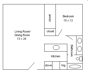 1BR/1BA - Cedarbrook Apartments