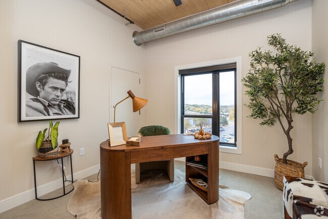 2BR, 2BA - 1,093SF - Secondary Bedroom - The Clark Lofts at Cherapa Place