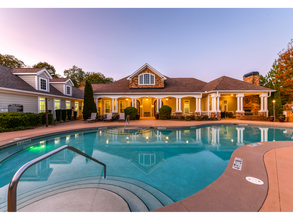 Resort-Style Pool at Dusk - Walden at Oakwood