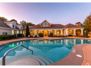 Resort-Style Pool at Dusk - Walden at Oakwood