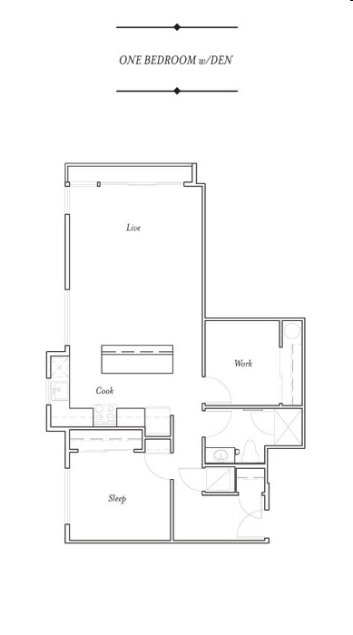 1HAB/1BA - Collins on Pine