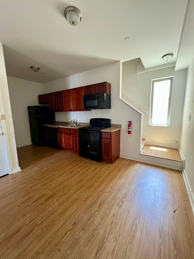 Kitchen & Living Room - 1702 Cecil B Moore Ave
