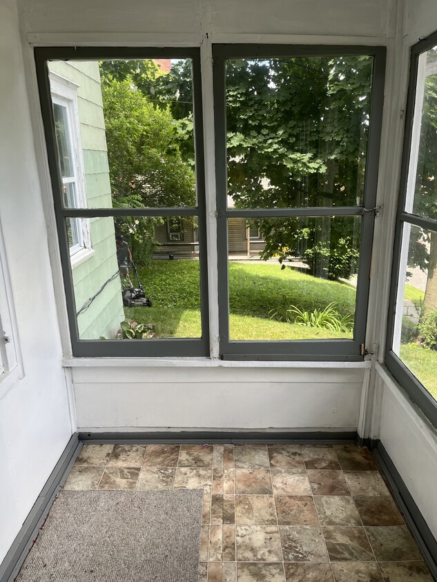 Enclosed front porch - 4 Birch St