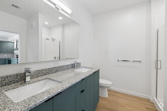Persimmon 1BR, 1BA - 702SF - Bathroom - First Street Flats
