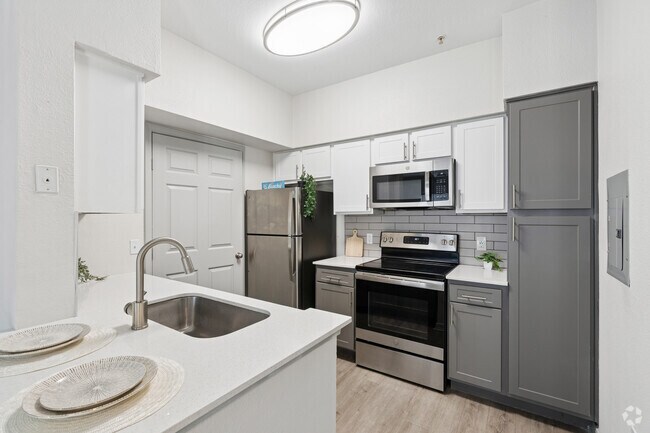 1 dormitorio, 1 baño - 632 pies cuadrados - Cocina - SYNC at Kingsland Ranch