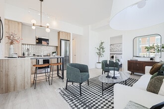 2-Bed, 2-Bath: Living Room - Daniels MPV2