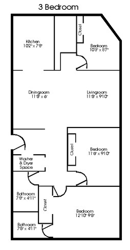 Plan d'étage - Tecumseh Place