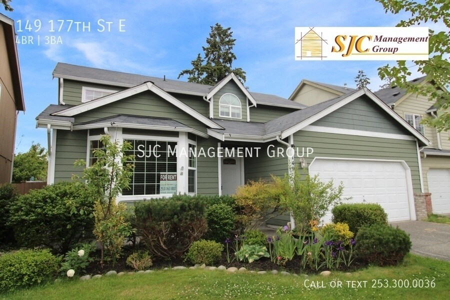 Four bedroom 2,5 bath home for rent Spanaway House for Rent in