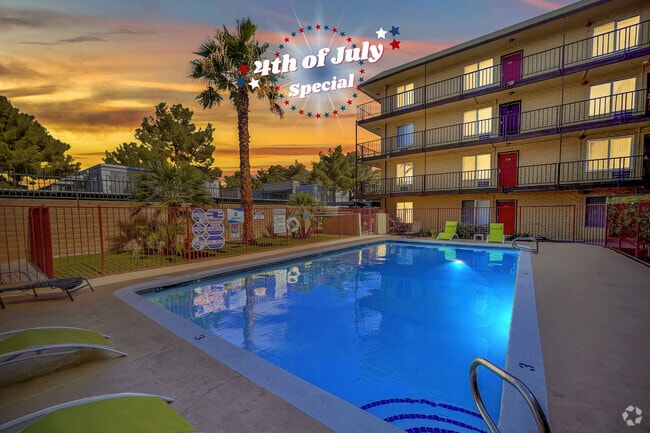 Exterior Pool - Special - Katie Court Apartments
