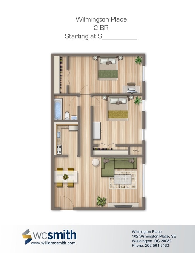 2BR/1BA - 113-115 Wilmington Pl SE