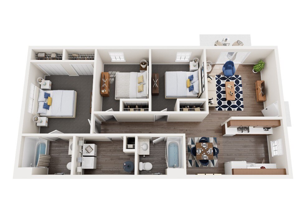 Timber Lakes Apartments – 3B Ranch