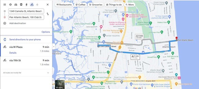 less than 2 miles from the beach and downtown Atlantic Beach with its gourmet restaurants and shops - 1349 Camelia St
