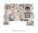 2 Bedroom 2 Bath