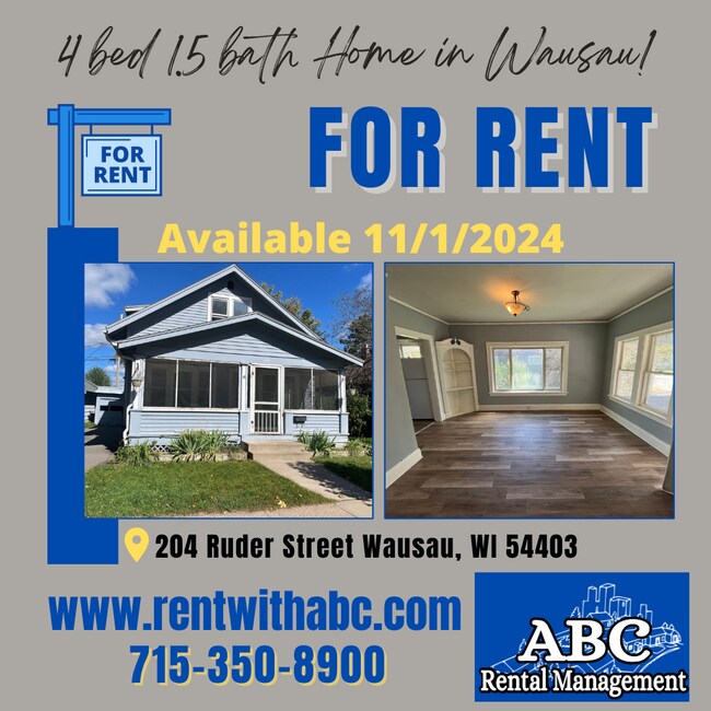 Building Photo - 4 bed 1.5 bath Single Family Home in Wausau!