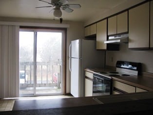 Eat-in Kitchen with Douible Door - 351 Main St