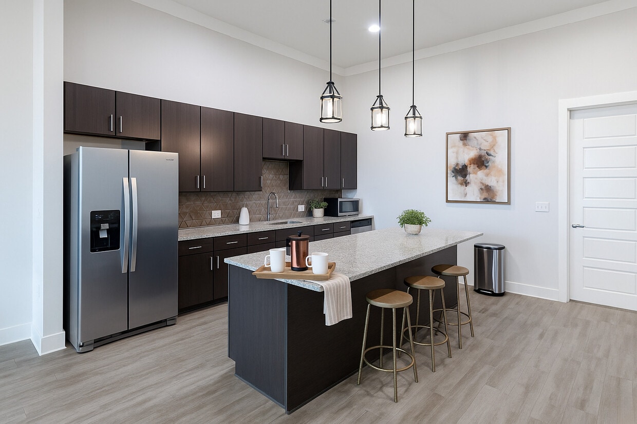 2BR, 2BA - 1,071SF Kitchen - The Reserve at Cool Springs