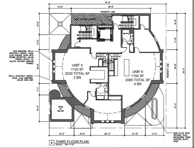 Plano del tercer piso - The Raphael