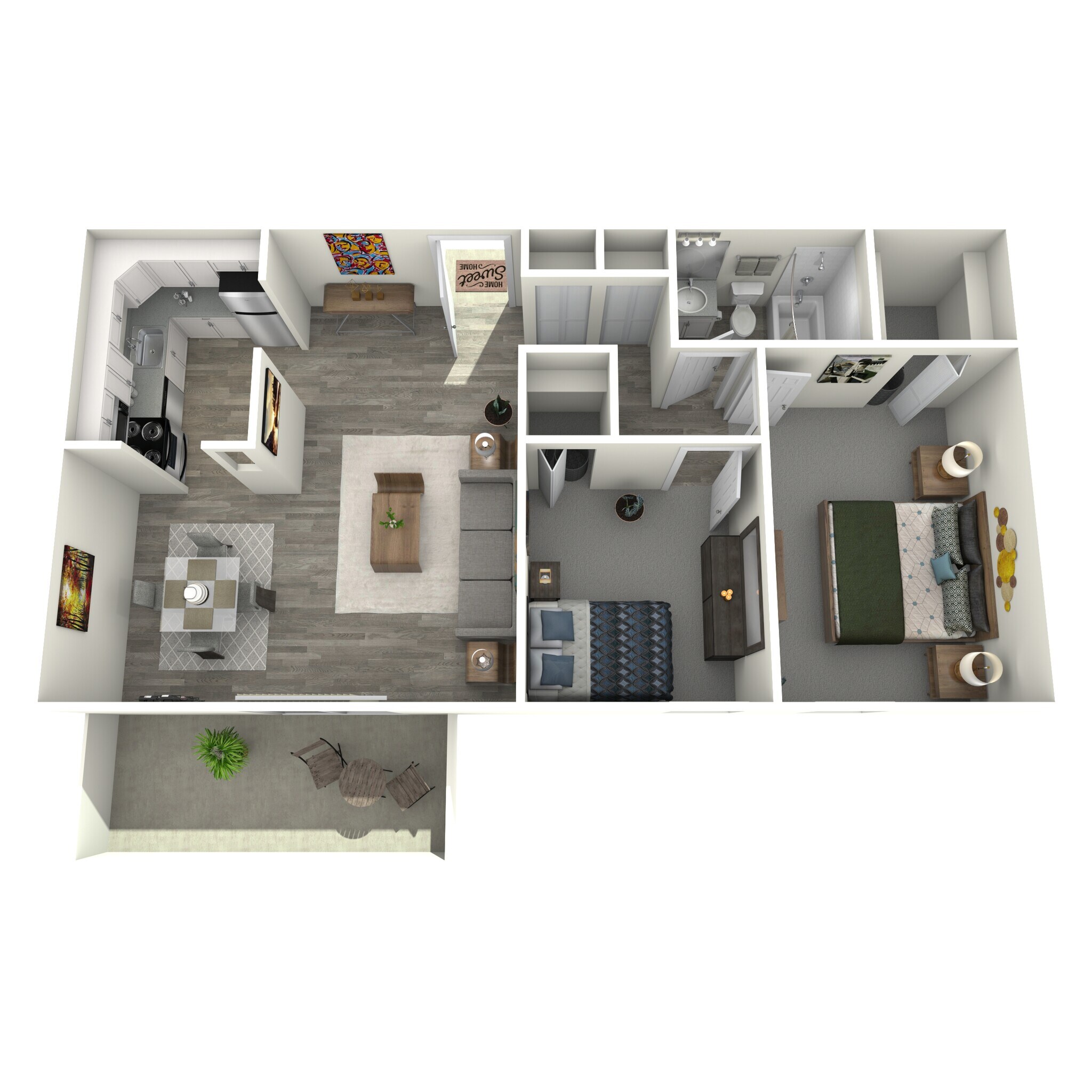 6900 Lofts – Two Bed One Bath