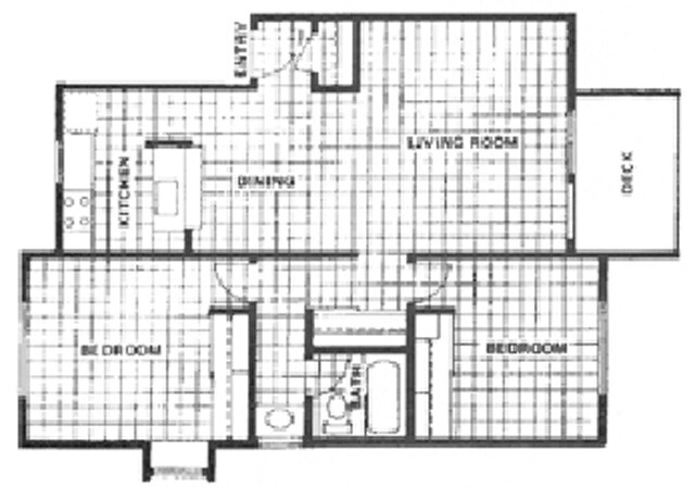 Plano de planta - East Bluff Apartments