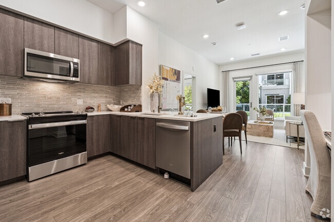2BR, 2BA - 1,085-1,123SF - Kitchen - Hanover Burlingame