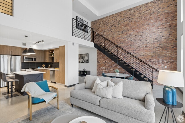 The Champion 2BR, 2BA - 1,73SF - Living Room - Saddlebridge at Downtown Davie