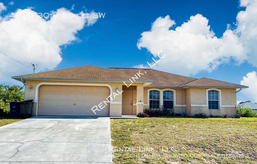 4219 30th St SW, Lehigh Acres, FL 33976 House for Rent in Lehigh