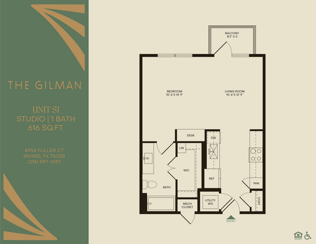 Plano de planta - The Gilman