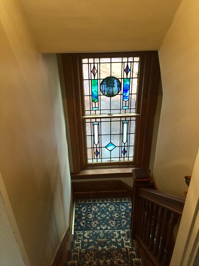Entry stairway - 213 Gross Street