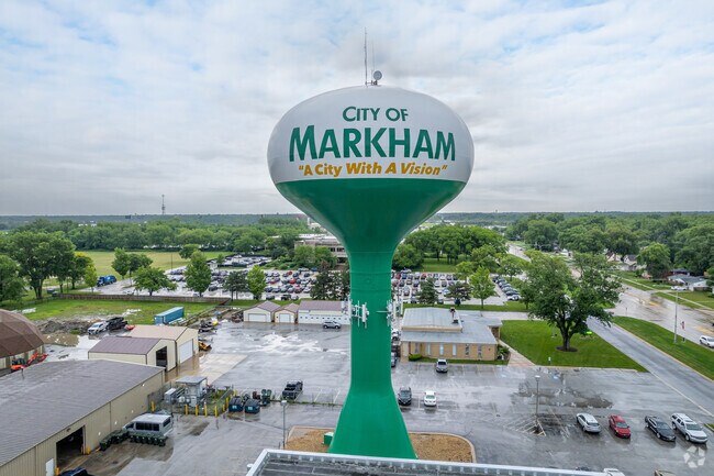 Markham used to be wetlands.