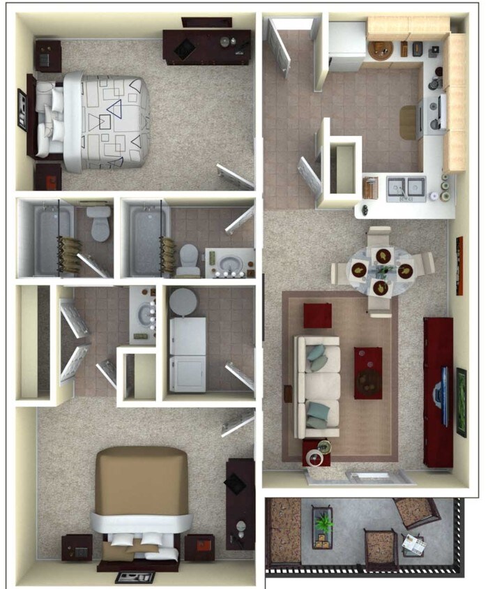 Plano de planta - Cardinal Creek