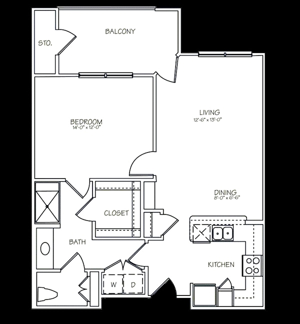 1BR/1BA - Atria Canyon Creek