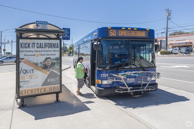 Public transportation keeps the nearby communities connected with Cameron Park.