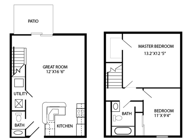 2HAB/1.5BA - Eagle Ridge Apartments