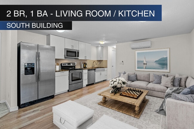 2HAB, 1BA - Sala de estar/Cocina - Flats at Fitz