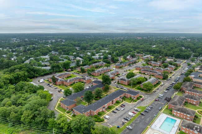 Aerial Photo - Pinewood Apartments
