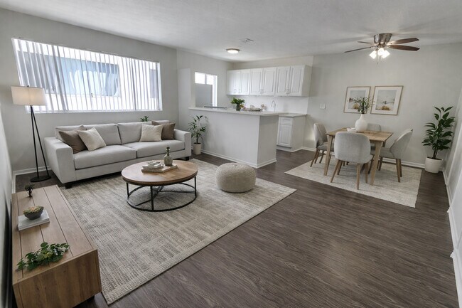 Sala de estar - Slauson Apartments